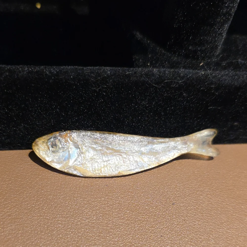 Silver Fish Brooch From KEN LOEBER